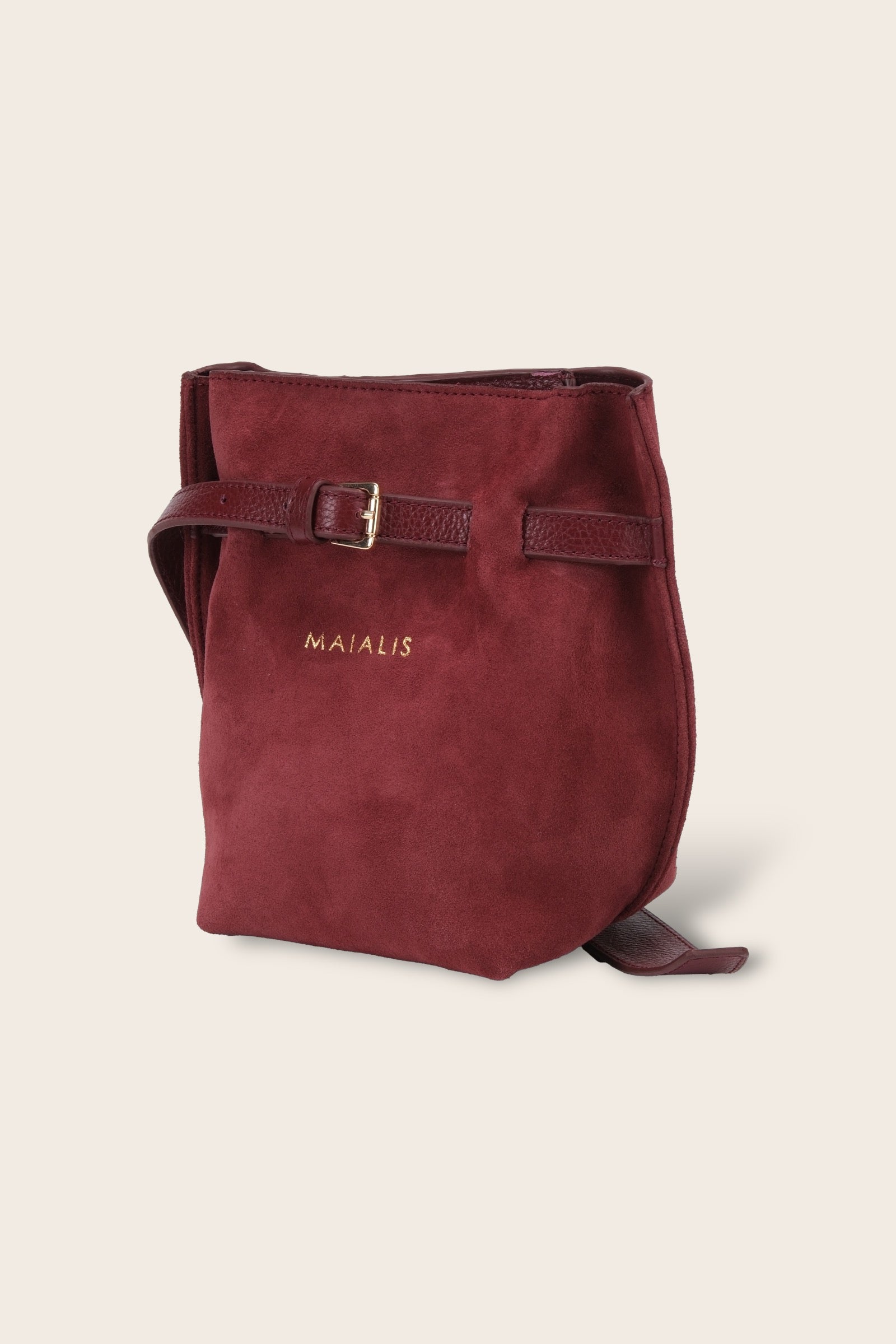 Nomi Claret Red Suede