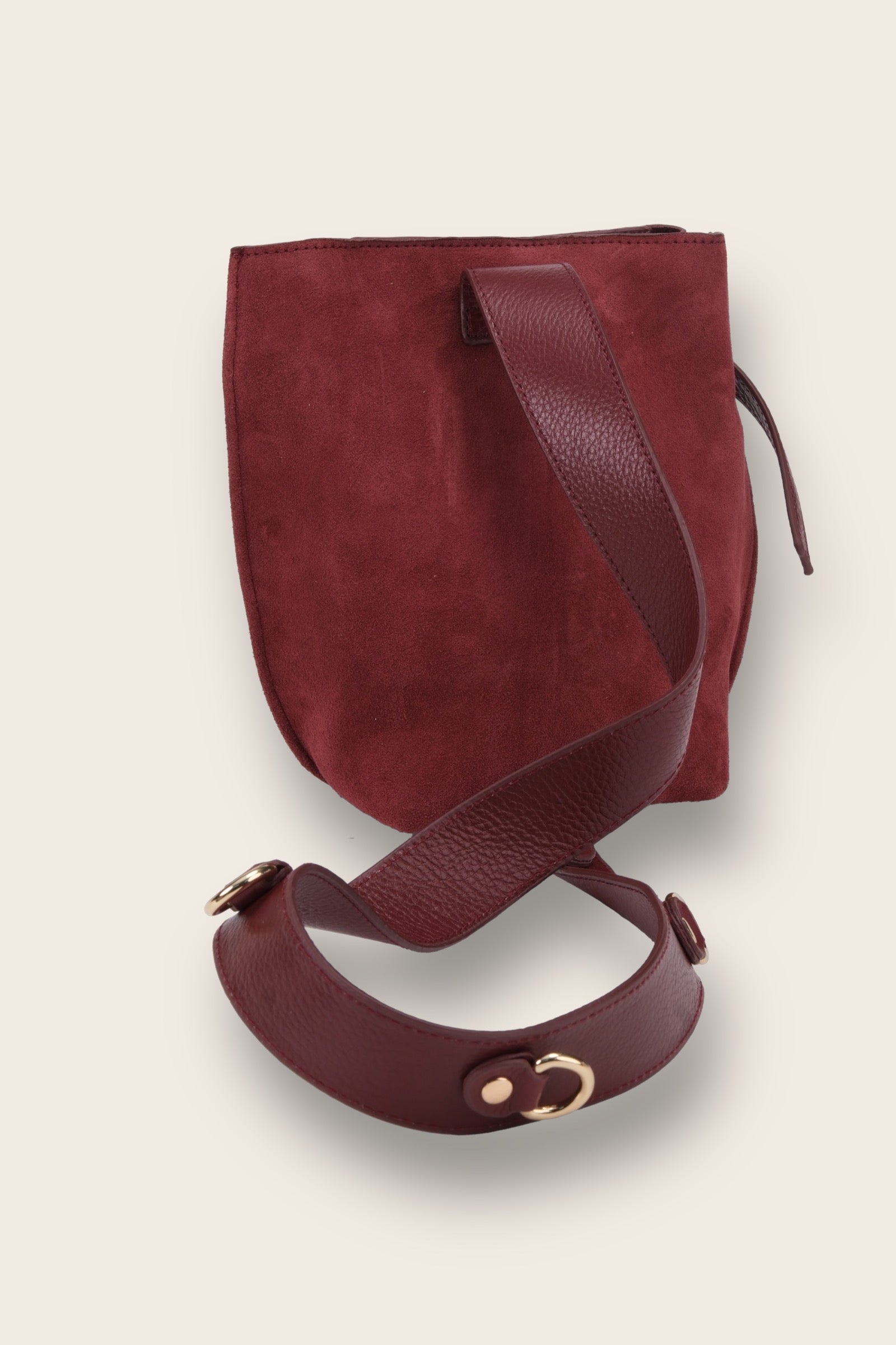 Nomi Claret Red Suede