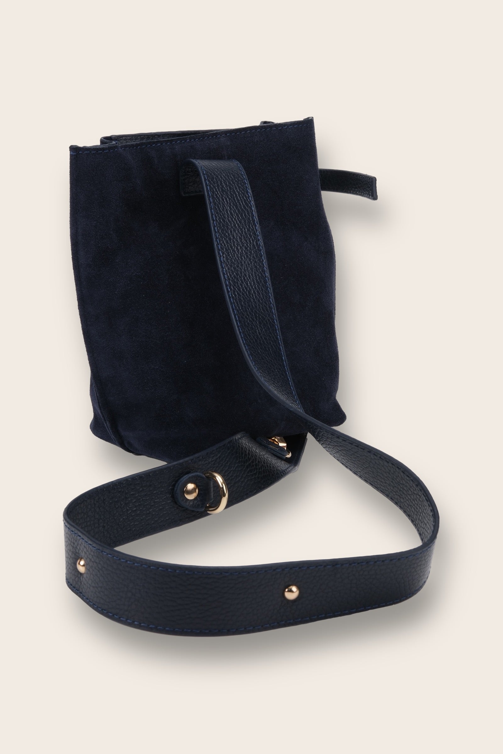 Nomi Navy Blue Suede