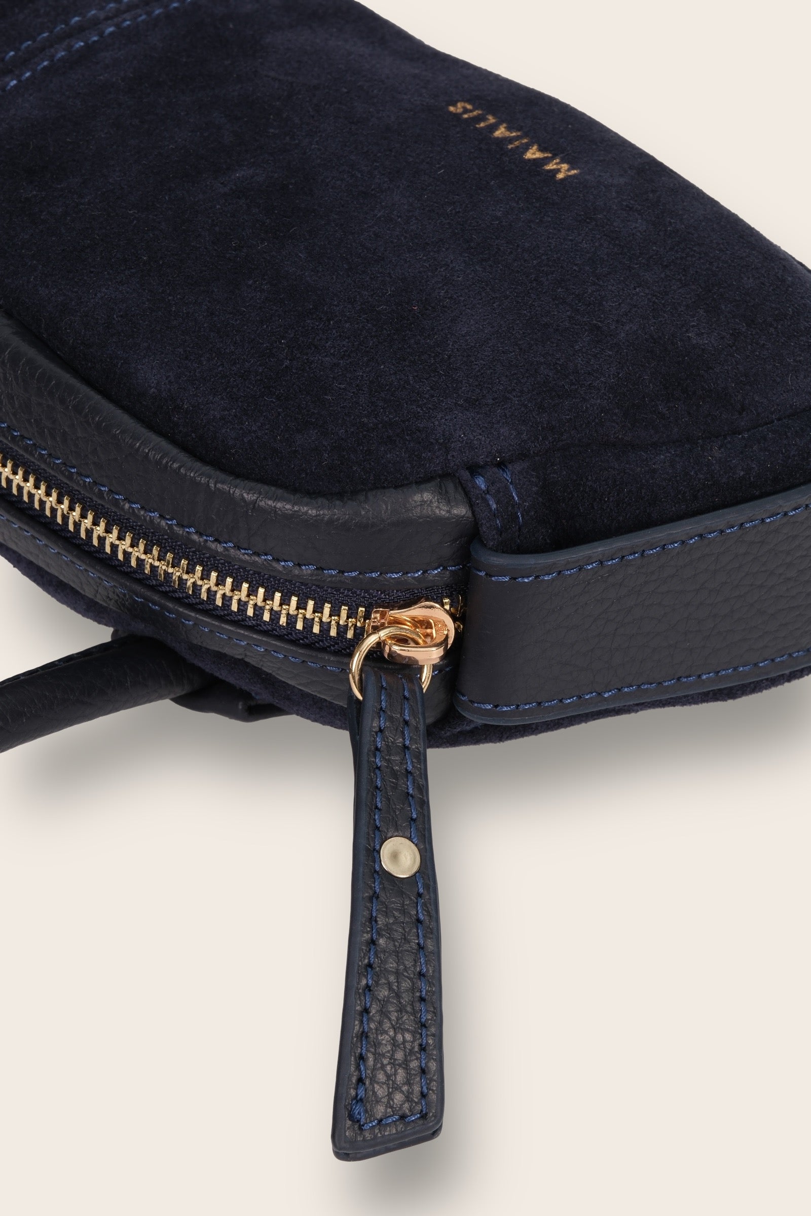 Stella Navy Blue Suede