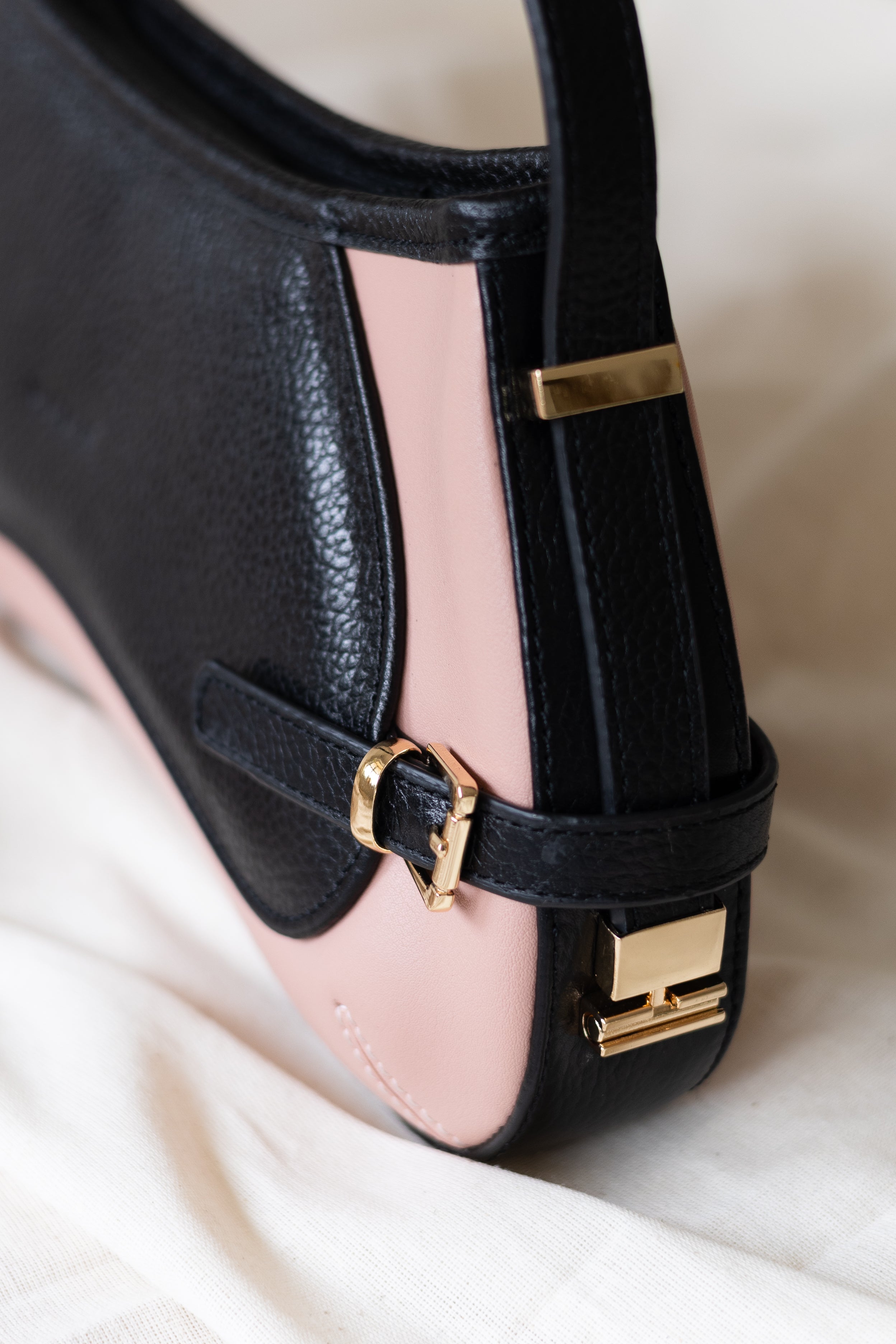 Lydia Light Pink & Black